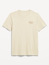 L'image numéro 1 présente T-shirt ras du cou à imprimé
