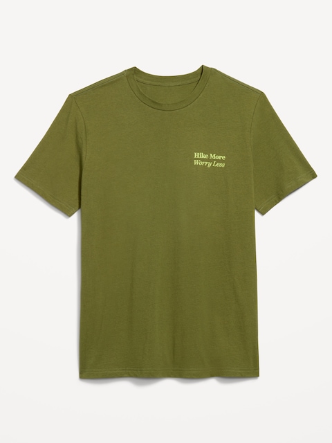 T-shirt ras du cou à imprimé - Algue Nori