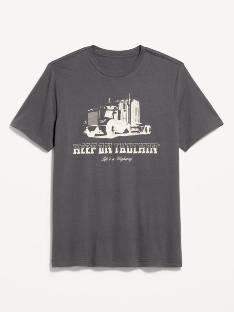 Crew-Neck Graphic T-Shirt