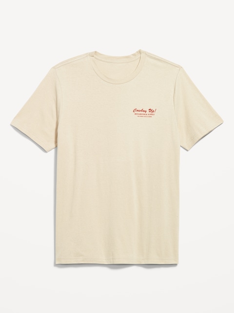 T-shirt ras du cou à imprimé - Beurre D’Amande