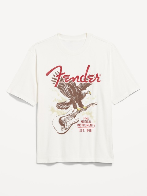 Licensed Pop-Culture Graphic T-Shirt - Fender