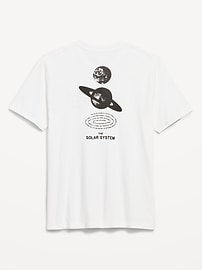 L'image numéro 2 présente T-shirt ras du cou à imprimé