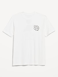 L'image numéro 1 présente T-shirt ras du cou à imprimé