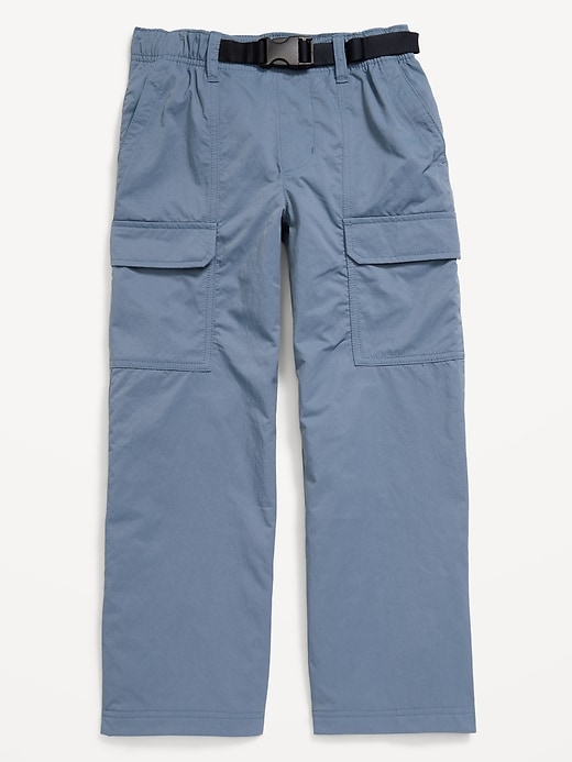 Image number 1 showing, Super Baggy Belted Pull-On Cargo Pants for Boys