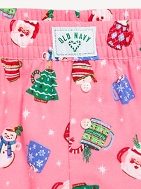 Image number 3 showing, Flannel Plaid Boxer Pajama Shorts for Girls