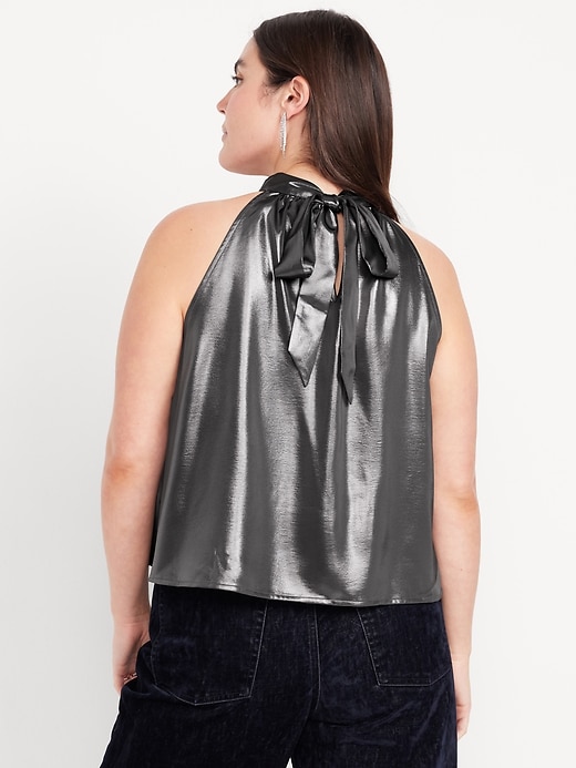 Image number 6 showing, Satin Shine Halter Top