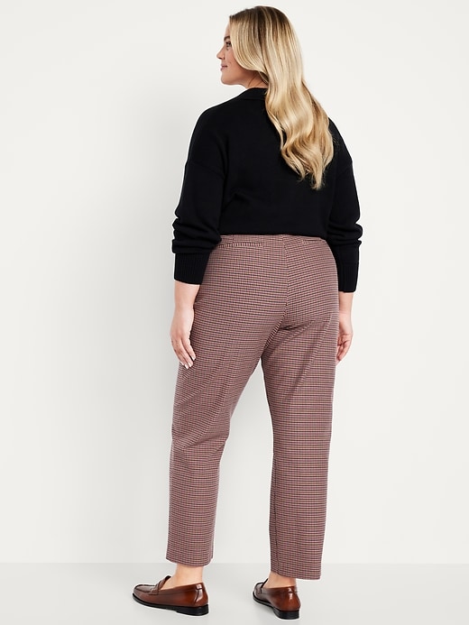 Image number 8 showing, High-Waisted Pixie Straight Ankle Pants