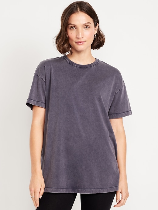 Image number 1 showing, Oversized EveryWear Tunic T-Shirt