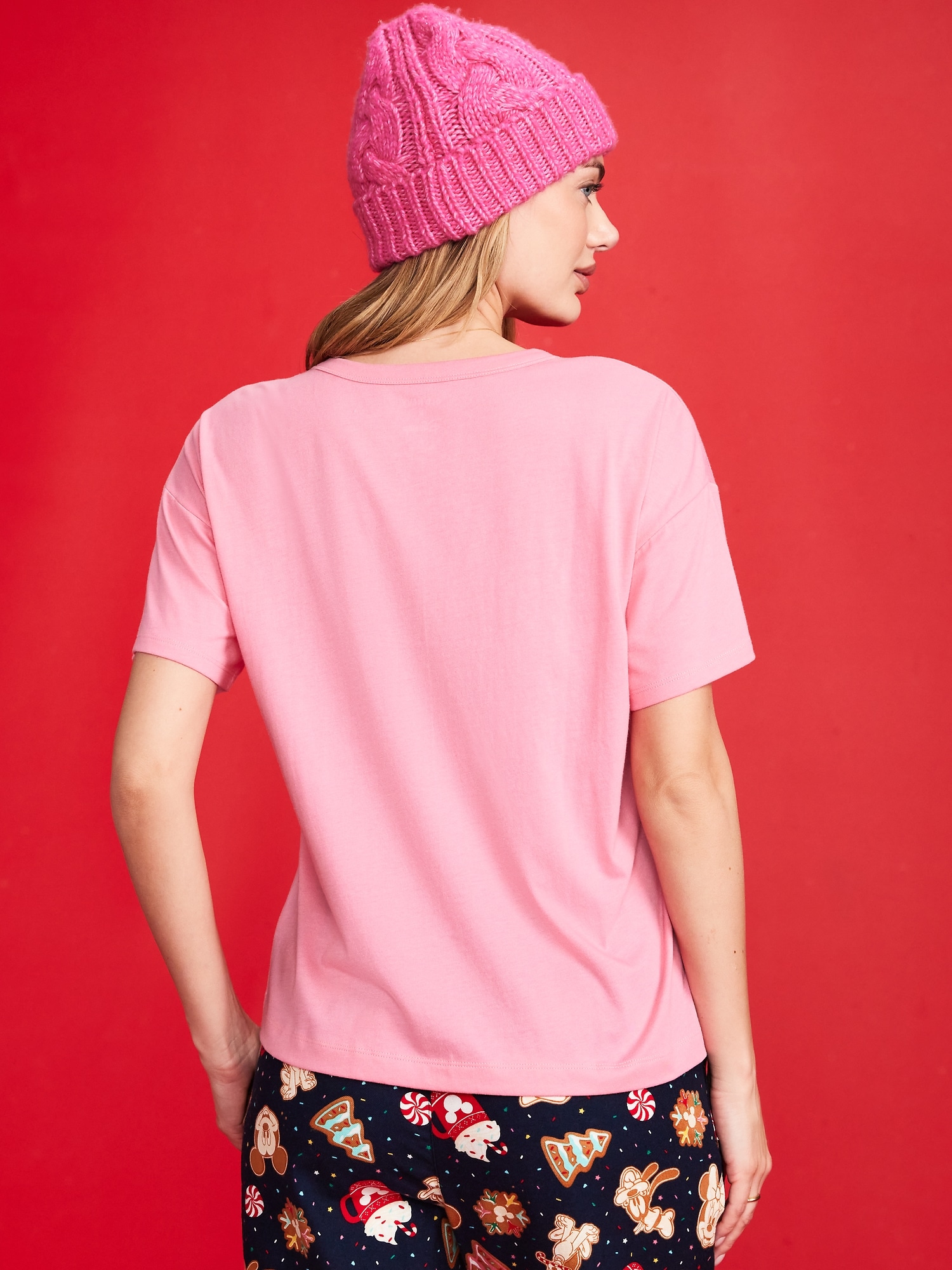 Old Navy x Disney Minnie Mouse Holiday-Graphic T-Shirt for Women