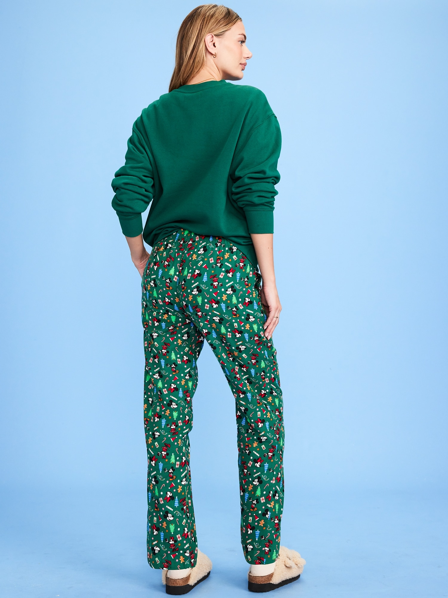 Old Navy x Disney Mid-Rise Printed Flannel Pajama Pants for Women