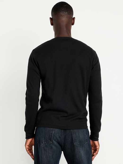 L'image numéro 3 présente T-shirt henley gaufré (paquet de 2)