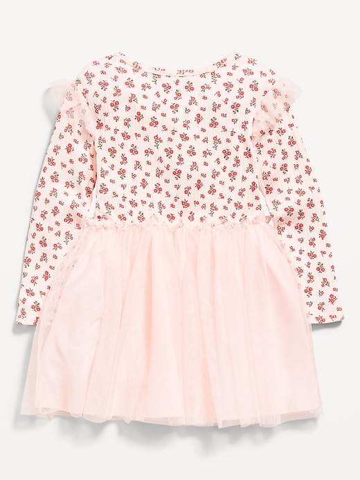 Image number 2 showing, Long-Sleeve Fit and Flare Tutu Dress for Toddler Girls