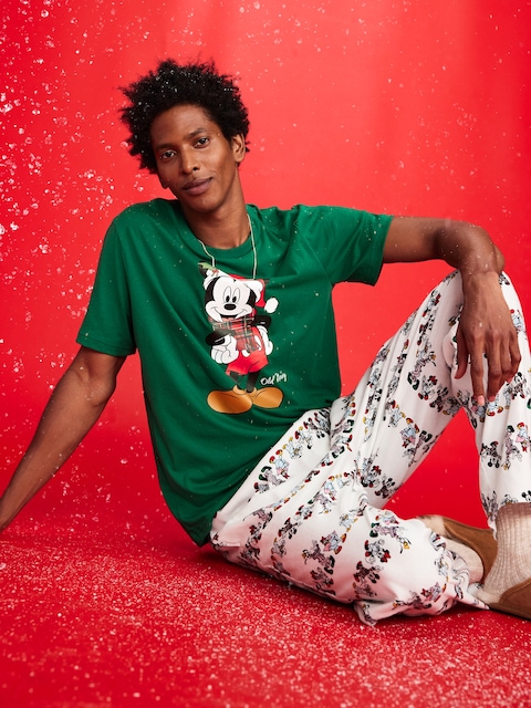 Old Navy x Disney Holiday-Graphic T-Shirt for Men - Mickey Holiday
