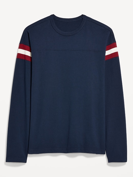 Image number 4 showing, Heavyweight Long-Sleeve Football-Style T-Shirt