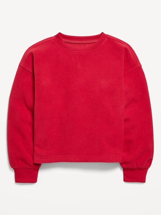 Image number 2 showing, Long-Sleeve Microfleece Top for Girls