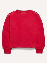 Image number 2 showing, Long-Sleeve Microfleece Top for Girls
