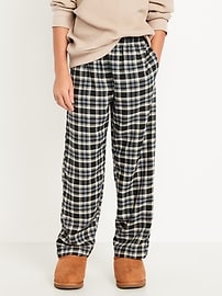 Image number 1 showing, Plaid Flannel Pajama Pants for Boys