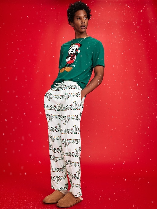 Image number 1 showing, Old Navy x Disney Printed Flannel Pajama Pants for Men