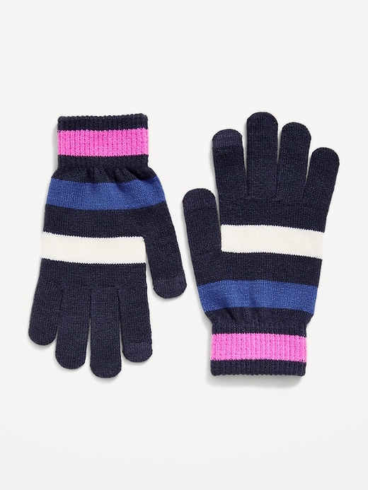 Image number 1 showing, Knit Gloves for Women