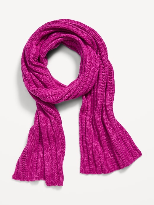 L'image numéro 2 présente Écharpe en tricot épais pour femme