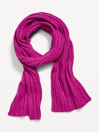 L'image numéro 2 présente Écharpe en tricot épais pour femme