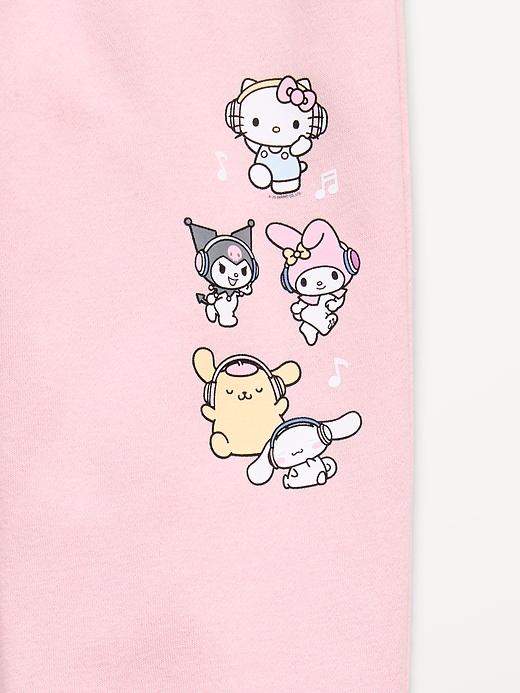 Image number 5 showing, Hello Kitty® High-Waisted Graphic Jogger Sweatpants for Girls