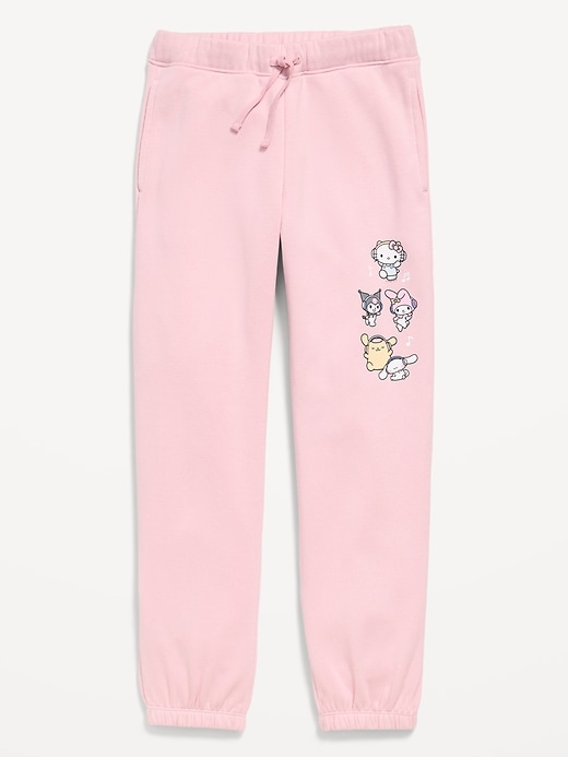 Image number 4 showing, Hello Kitty® High-Waisted Graphic Jogger Sweatpants for Girls