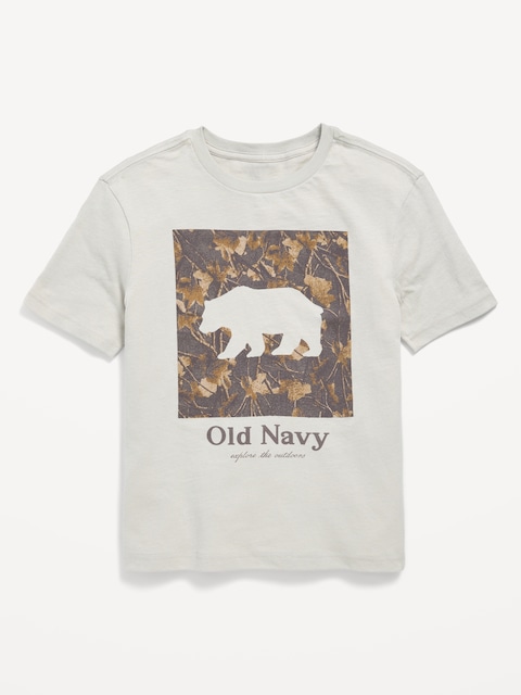 Short-Sleeve Logo-Graphic T-Shirt for Boys