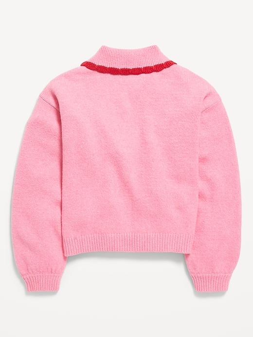 Image number 3 showing, SoSoft Cardigan Sweater for Girls