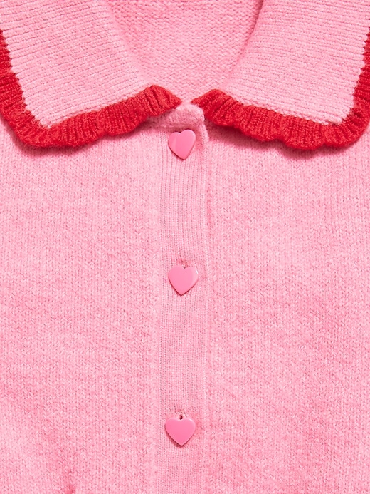 Image number 4 showing, SoSoft Cardigan Sweater for Girls