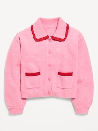 Image number 2 showing, SoSoft Cardigan Sweater for Girls
