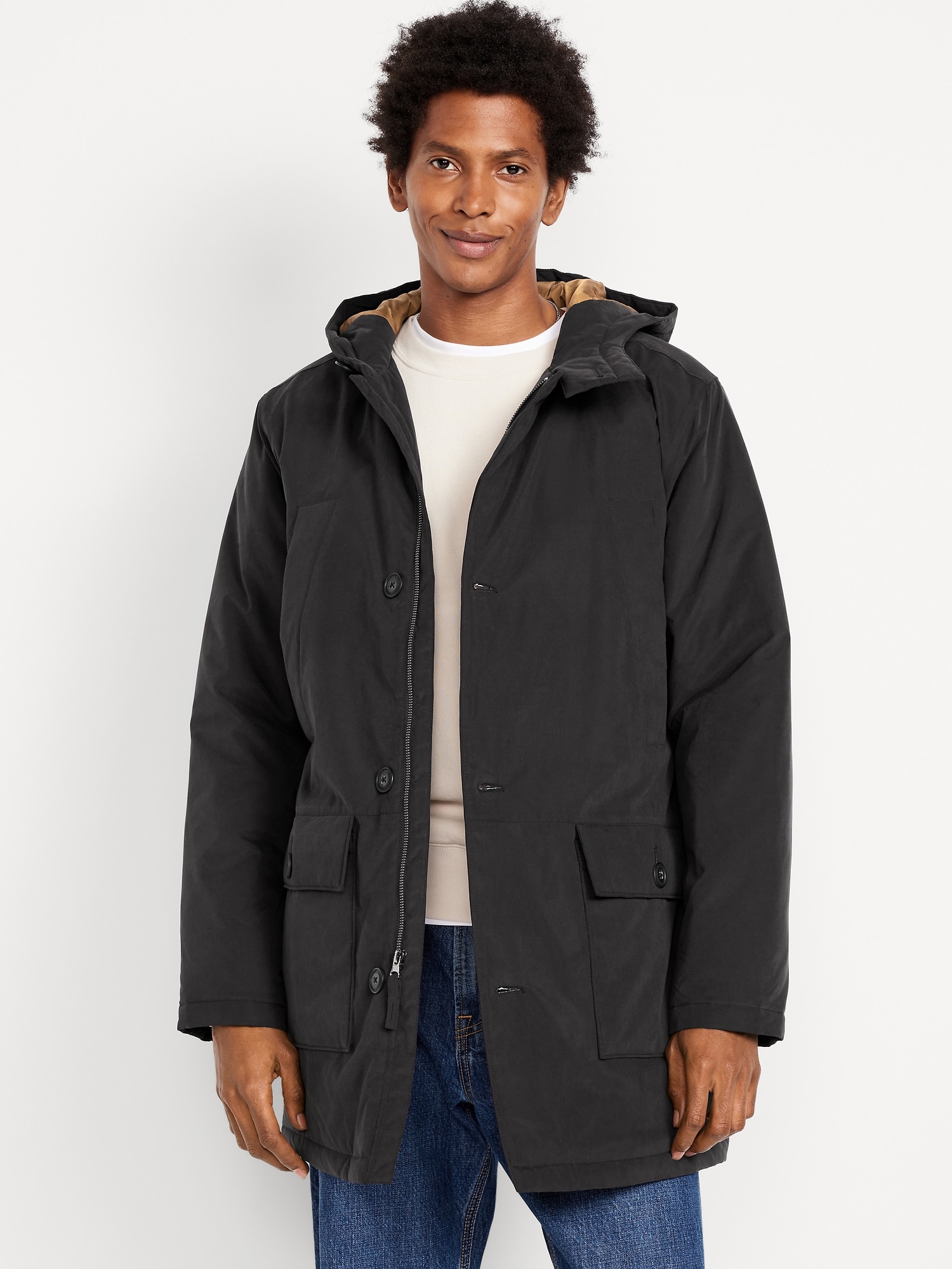 Water-Resistant Relaxed Utility Jacket