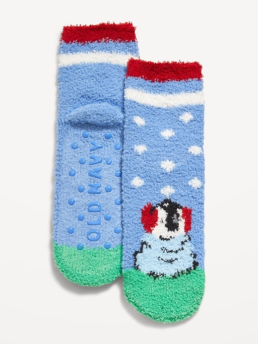 Image number 1 showing, Gender-Neutral Cozy Holiday Socks for Kids