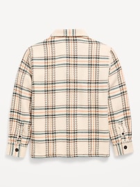 Image number 3 showing, Long-Sleeve Textured Plaid Shirt for Boys