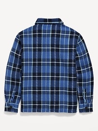 Image number 3 showing, Long-Sleeve Textured Plaid Shirt for Boys