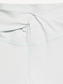 L'image numéro 5 présente Legging PowerSoft évasé à taille haute et devant torsadé pour fille