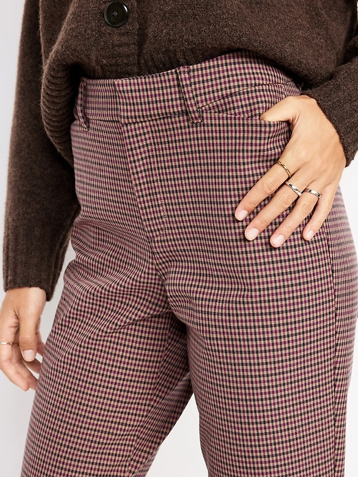 Image number 4 showing, High-Waisted Pixie Straight Ankle Pants