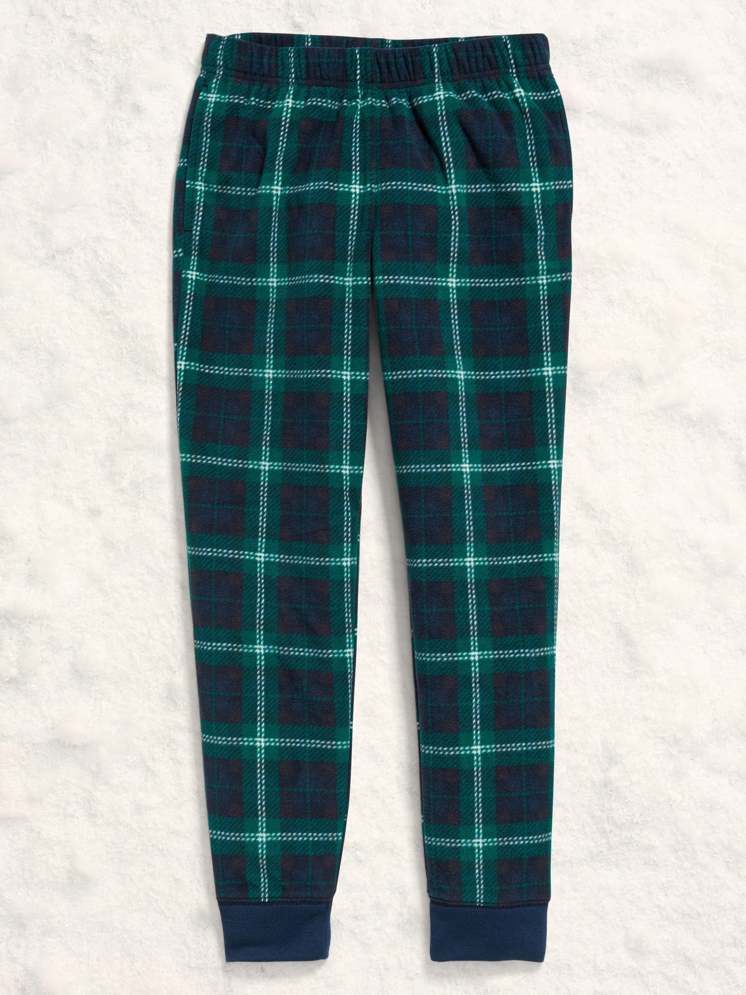 Gender-Neutral Microfleece Jogger Pajama Pants for Kids