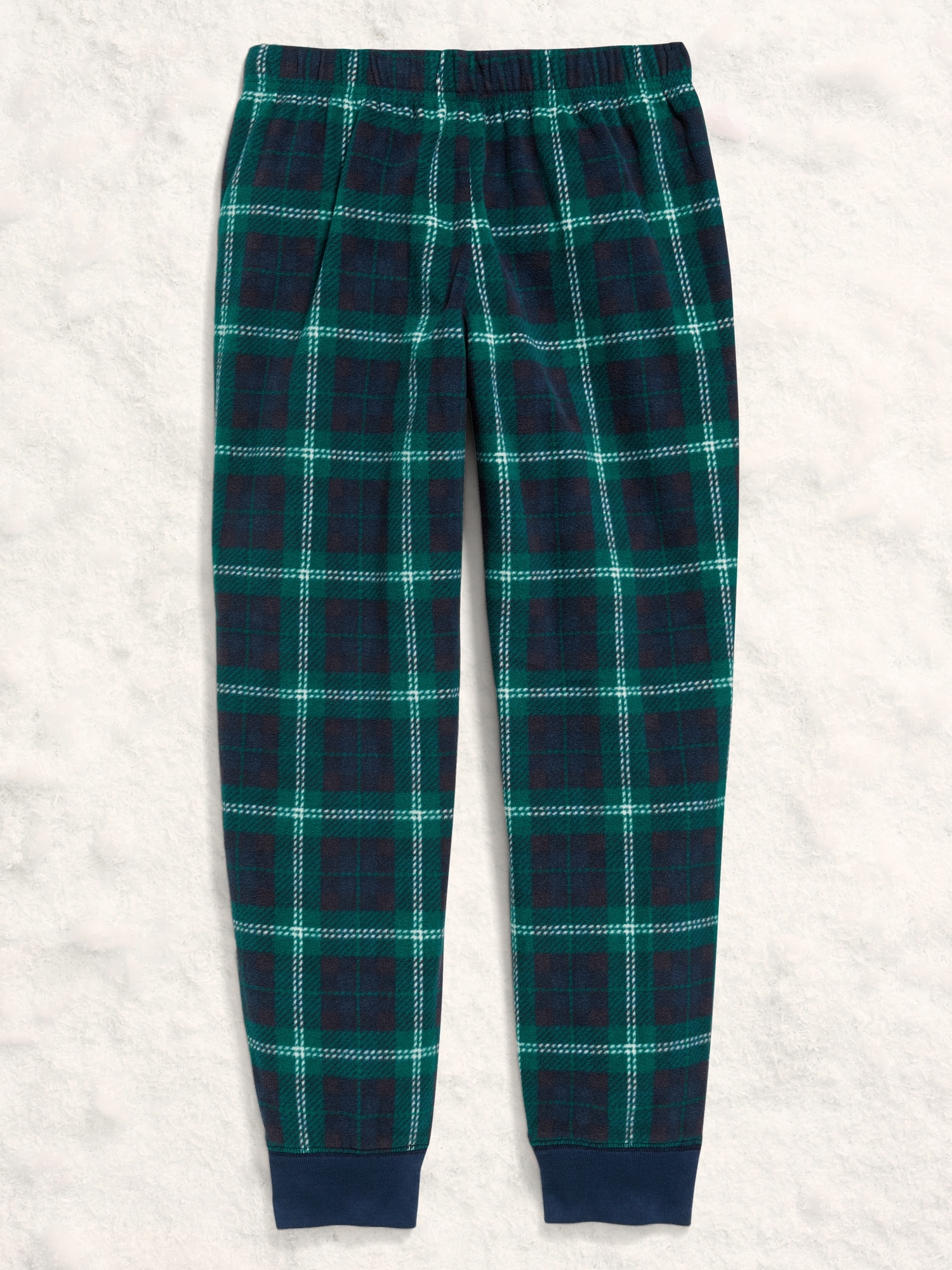 Gender-Neutral Microfleece Jogger Pajama Pants for Kids