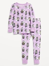 L'image numéro 2 présente Pyjama ajusté à motif pour tout-petit et bébé