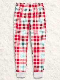 Image number 3 showing, Gender-Neutral Microfleece Jogger Pajama Pants for Kids