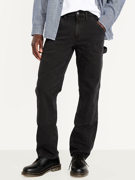 Image number 1 showing, 90’s Straight Built-In Flex Workwear Carpenter Jeans