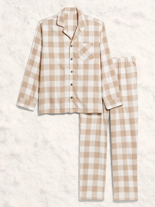 Image number 2 showing, Plaid Flannel Pajama Set for Men