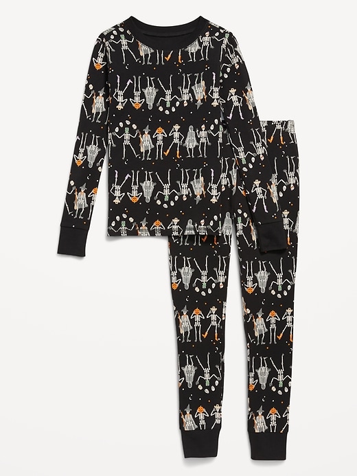 Image number 2 showing, Gender-Neutral Snug-Fit Graphic Pajama Set for Kids