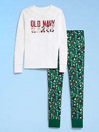 L'image numéro 3 présente Pyjama ajusté à imprimé Old Navy x Disney unisexe pour enfant