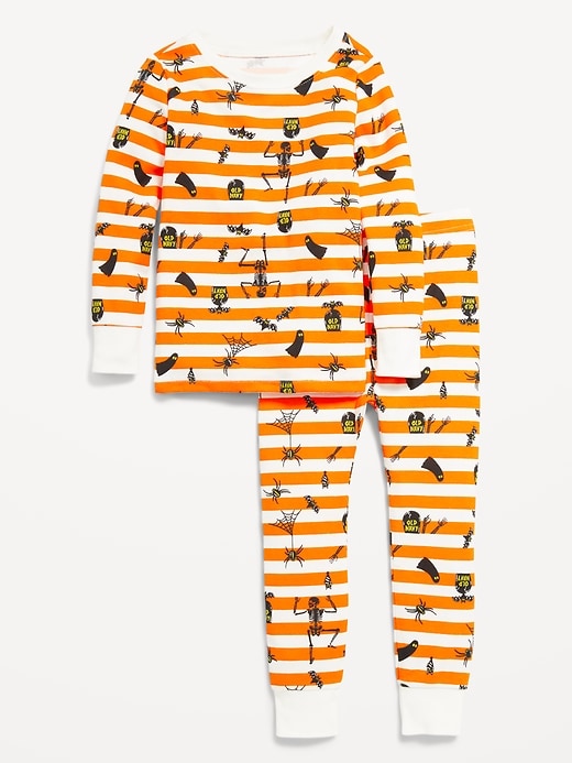 Image number 1 showing, Printed Snug-Fit Pajama Set for Toddler & Baby