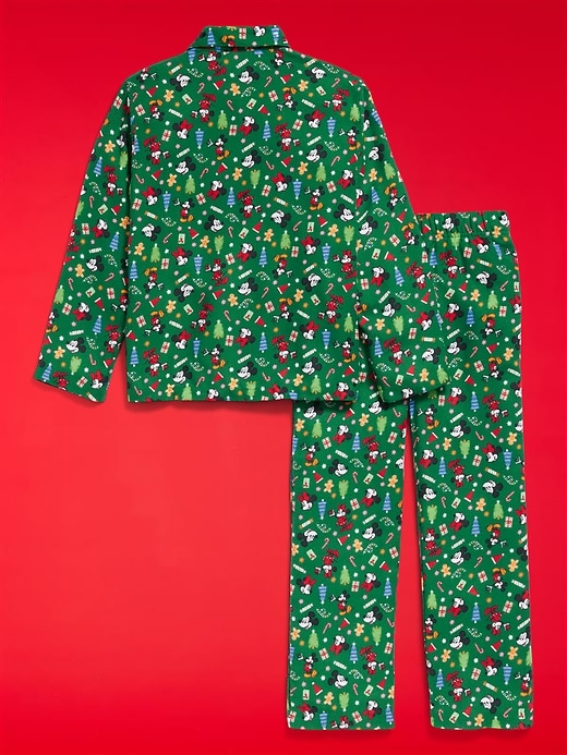 Image number 2 showing, Old Navy x Disney Gender-Neutral Button-Front Graphic Pajama Set for Kids