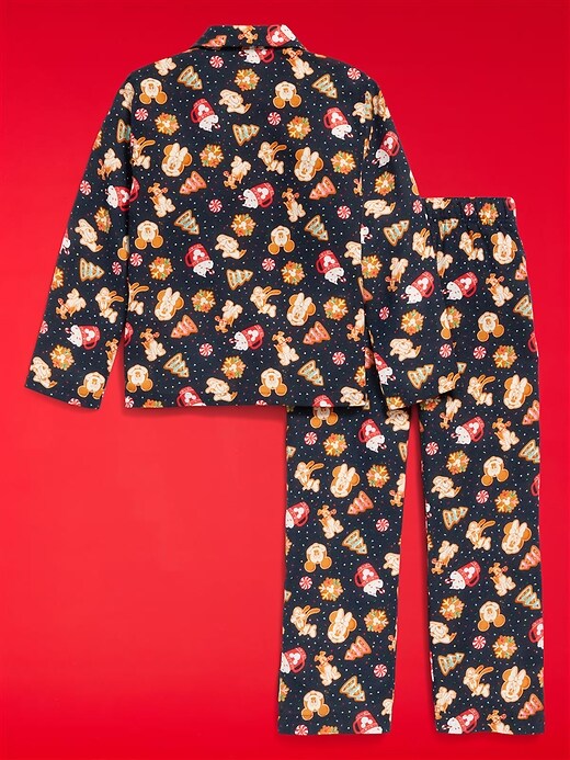 Image number 2 showing, Old Navy x Disney Gender-Neutral Button-Front Graphic Pajama Set for Kids