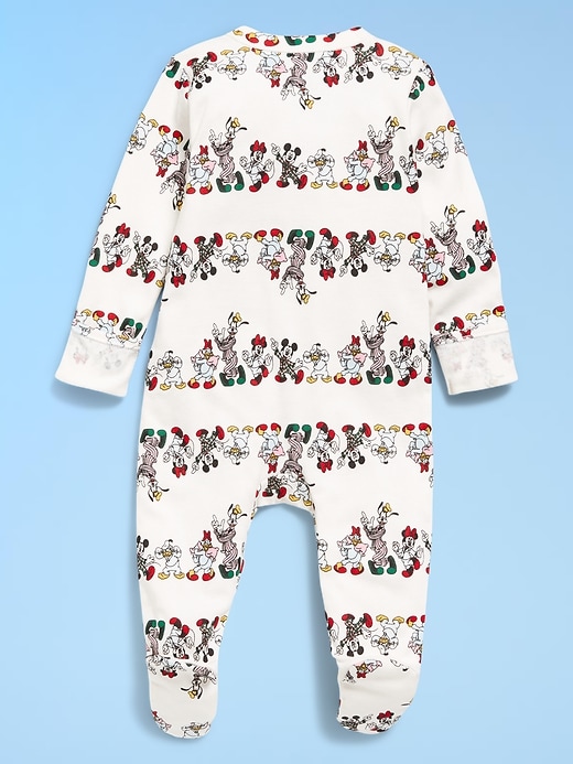 L'image numéro 4 présente Une-pièce Nuit ou jeu à pieds à glissière à double sens Old Navy x Disney© pour bébé