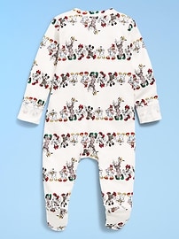 L'image numéro 4 présente Une-pièce Nuit ou jeu à pieds à glissière à double sens Old Navy x Disney© pour bébé